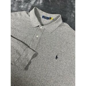 Polo Ralph Lauren Mens 4XLT Long Sleeve Polo Shirt Big Tall Pony